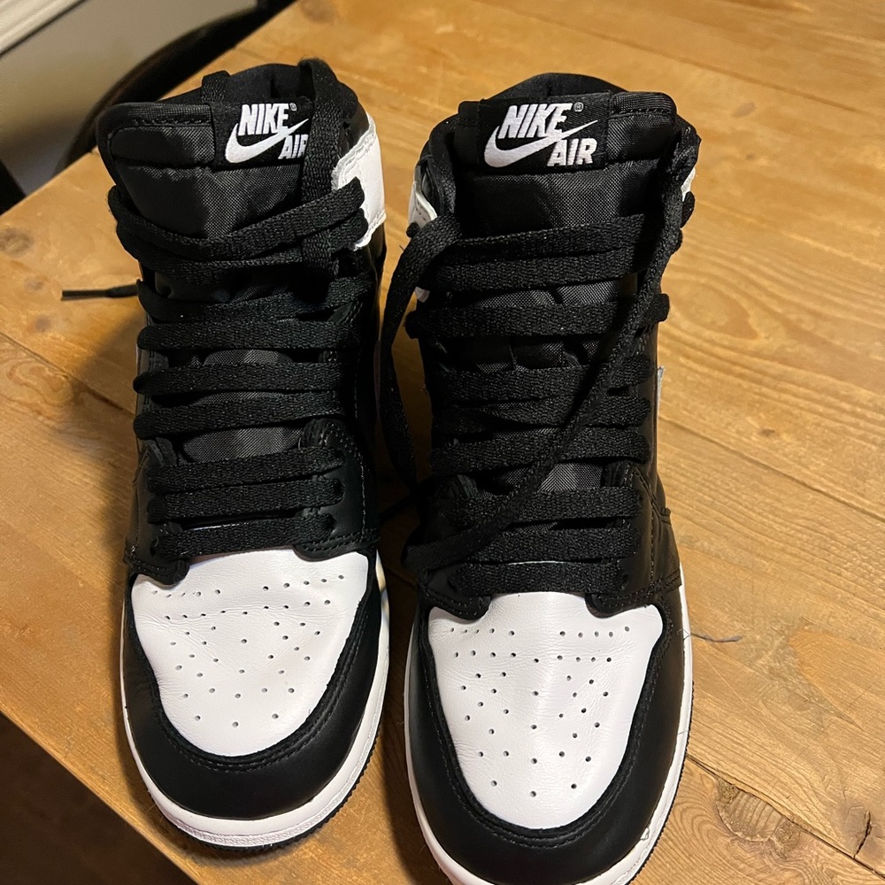 Nike Black and White High-Top Sneakers